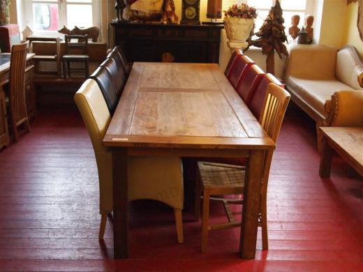 Stół tekowy ze starego drewna 300x100cm